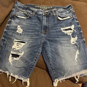 Mens cutoff shorts